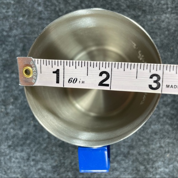 NEW Set of 2 Stainless steel Absolut Mule mug w/ blue vodka bottle shape handle - Picture 8 of 8